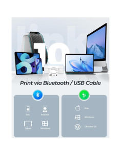 Impresora de Etiquetas Térmicas Bluetooth MUNBYN 4x6, 1.37kg 2