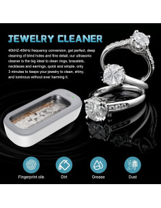 Limpiador Ultrasónico de Joyería KEYSKY 300ML - Limpieza Rápida 2