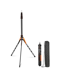 Soporte de Luz de Viaje 2.2m Aleación de Aluminio Ajustable