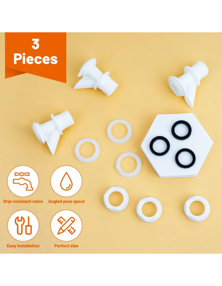 Grifo de Reemplazo Omoojee para Enfriadores Igloo 3 Paquetes