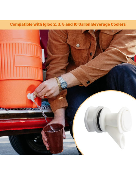 Grifo de Reemplazo Omoojee para Enfriadores Igloo 3 Paquetes