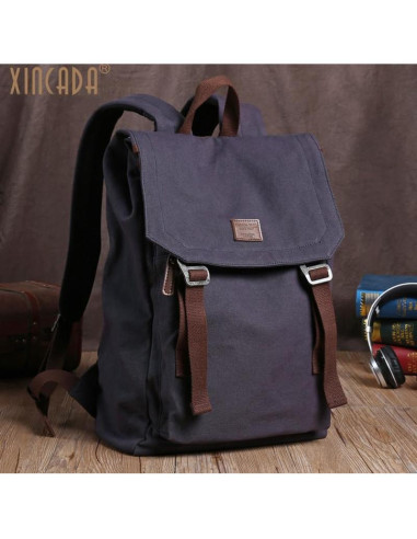 Mochila de Lona XINCADA 45x29x15cm para Laptop Unisex