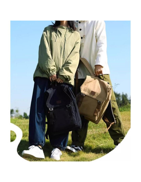 Mochila de Lona XINCADA 45x29x15cm para Laptop Unisex