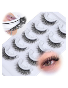 Pestañas Autoadhesivas Naturales Zenotti Ojos de Gato 5 Pares