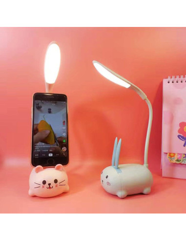 Lámpara de Escritorio LED Genyerl GY-Gato Plegable USB 3W