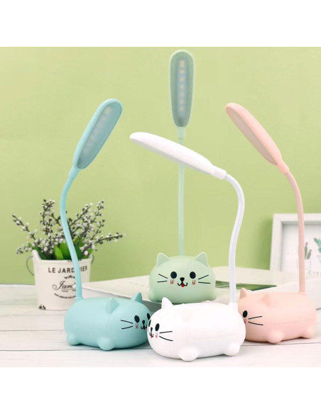 Lámpara de Escritorio LED Genyerl GY-Gato Plegable USB 3W