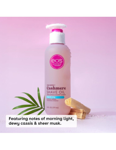 Aceite de Afeitar eos Cachemira 177 ml - Hidratante y Calmante