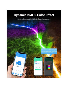 Tira de Neón LED RGB IC 5M Shenzhen Samsion Control Bluetooth 2