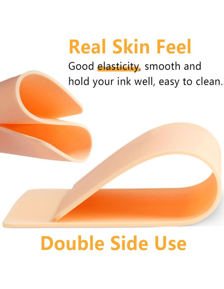 Piel de Tatuaje Práctica 3mm TONBAO - 10 Piezas 18.8x14.2 cm