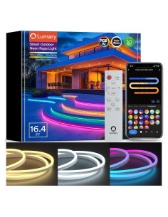 Luz de Cuerda Neón Inteligente Lumary 5m IP65 RGB+Blanco