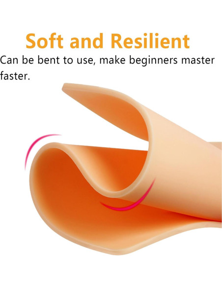 Piel de Tatuaje Práctica 3mm TONBAO - 10 Piezas 18.8x14.2 cm