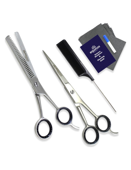 Juego de Tijeras de Corte de Cabello Equinox 6.5" Profesional