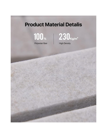 Paneles Acústicos Autoadhesivos Soundsbay Ladrillo Beige 12 Pzas