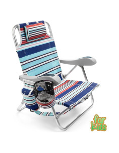 Silla de Playa Plegable para Niños Homevative Azul Laguna