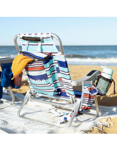 Silla de Playa Plegable para Niños Homevative Azul Laguna 2