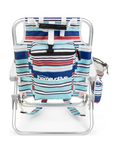 Silla de Playa Plegable para Niños Homevative Azul Laguna