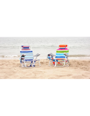 Silla de Playa Plegable para Niños Homevative Azul Laguna