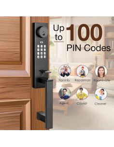 Cerradura Inteligente Tinewa con Teclado y Control por App 2