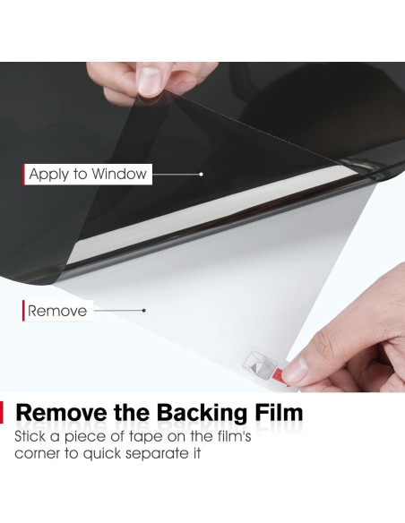 Película de Privacidad Haton 44.5x200cm, Control UV y Calor Película de Privacidad Haton 44.5x200cm, Control UV y Calor