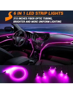 Luces LED de tira SS VISION 800 cm RGB con control APP y remoto 2