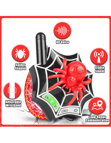 Walkie Talkies para Niños Qichuang MQ-21B Alcance 914m