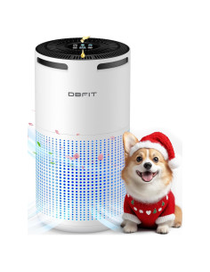 Purificador de Aire DBFIT W-01 HEPA 1500ft Aromaterapia Blanco