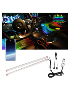 Tira LED RGB Ailinge 36 LEDs USB 5V para coche interior