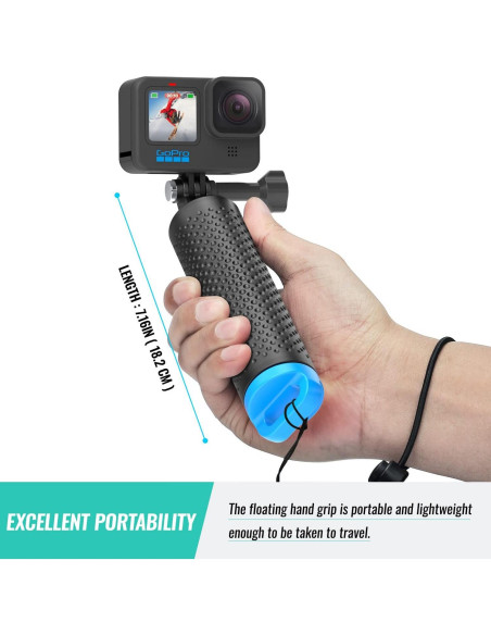 Agarradera Flotante Impermeable Wealpe para GoPro y DJI Osmo