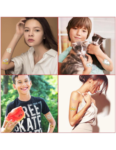 Tatuajes Temporales de Margarita Yoyuspy - 200 Calcomanías