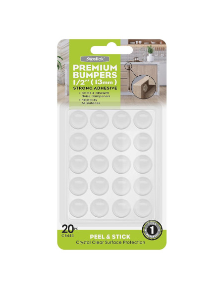 Bumpers Transparentes Slipstick 20 Piezas 1.27 cm Silicona