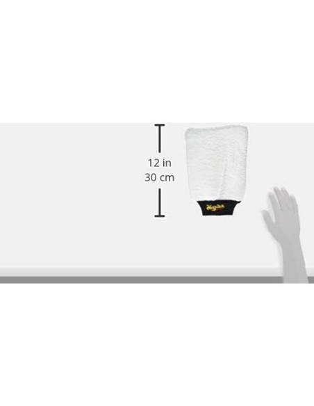 Guante de Lavado de Microfibra Meguiar's X3002, Reutilizable 25x20 cm