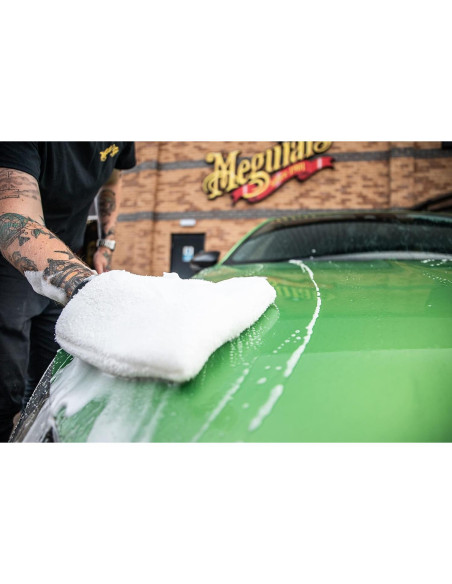 Guante de Lavado de Microfibra Meguiar's X3002, Reutilizable 25x20 cm