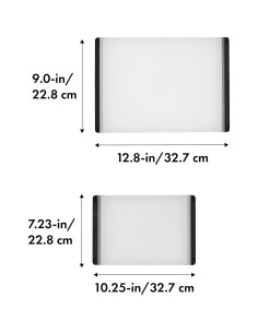 Juego de Tablas de Cortar OXO Good Grips 2 Piezas 18.4x27.3cm y 22.9x32.8cm 2