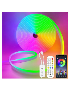 Luces de tira LED Neón MIHEAL 5m IP67 Control Remoto