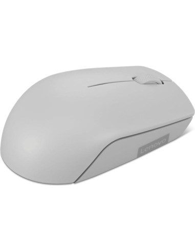 Ratón Inalámbrico Lenovo 300 - Compacto, 1000 DPI, Gris Ártico