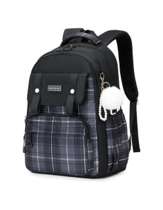 Mochila Escolar para Niñas MUSEVOS Kawaii 21L Negra