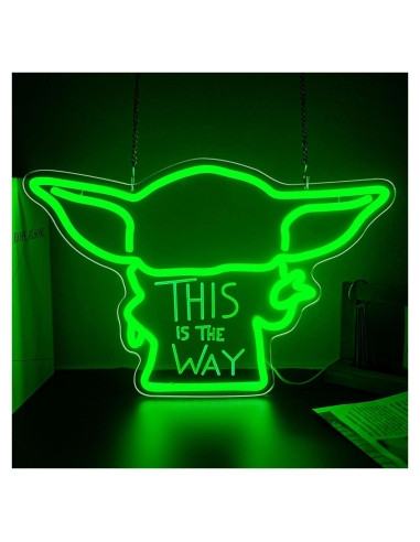 Luz de neón Anime Gevbay 'Este es el camino' 40x27 cm USB