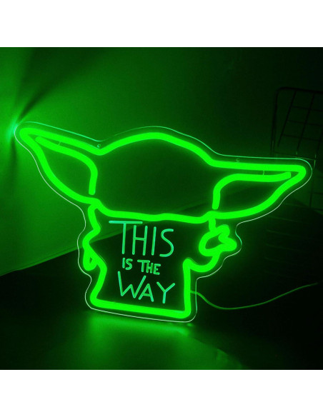 Luz de neón Anime Gevbay 'Este es el camino' 40x27 cm USB Luz de neón Anime Gevbay 'Este es el camino' 40x27 cm USB