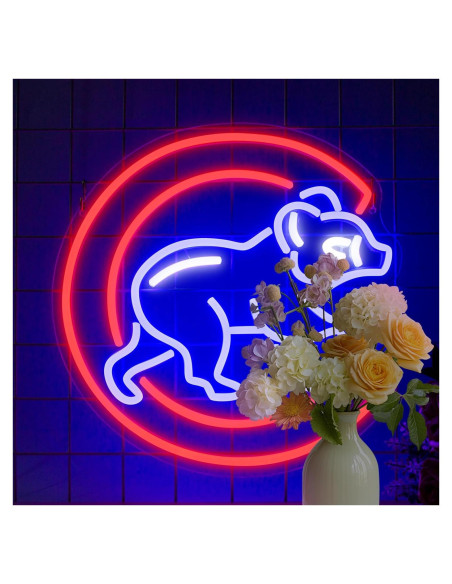 Luz de Neón LED Oso Saly Ror 32.5x32cm Decoración