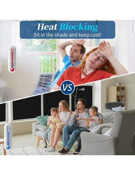 Película Blackout Niviy 30x200 cm - 100% Bloqueo Luz Solar