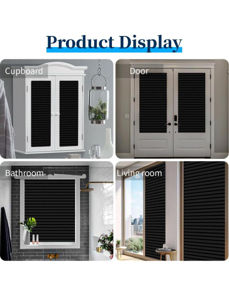 Película Blackout Niviy 30x200 cm - 100% Bloqueo Luz Solar