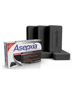 Jabón Facial Asepxia con Ácido Salicílico y Carbón Activado 5x113g
