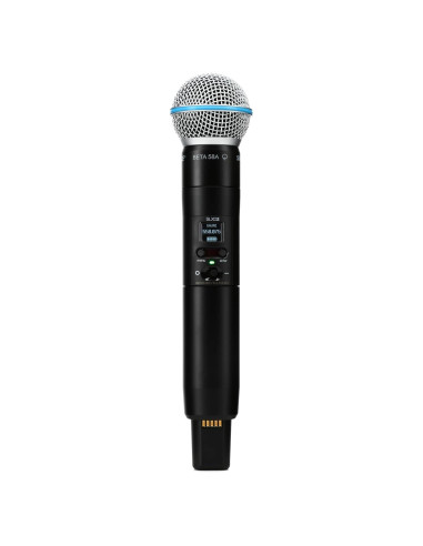 Transmisor de Mano Shure SLXD2 con Micrófono Beta 58A