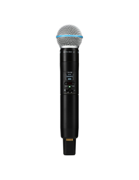 Transmisor de Mano Shure SLXD2 con Micrófono Beta 58A