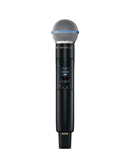 Transmisor de Mano Shure SLXD2 con Micrófono Beta 58A