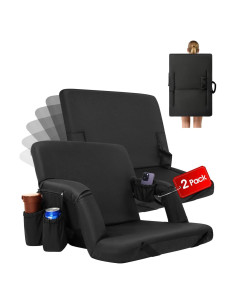 Asiento de Estadio Portátil FASTMOMENT 2 Piezas Ajustable