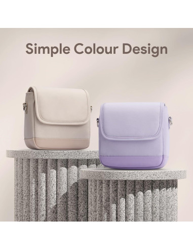 Funda de cámara Instax Beige compatible Mini 12/11/40/99/EVO