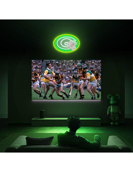 Luz de Neón Verde LED Saly Ror 42.2x30.2 cm Decorativa