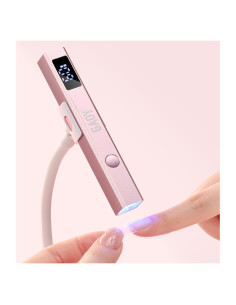 Lámpara de Uñas Inalámbrica GAOY Mini UV Oro Rosa 340g