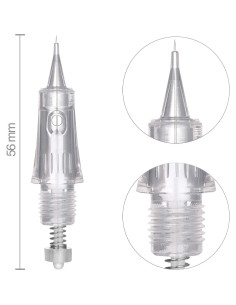 Agujas de Tatuaje Desechables CHUSE C18 1R 10 Piezas 0.35mm 2